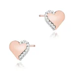 Cercei Aur Galben Cu Diamante 0.10 ct - imagine 2