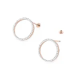 Cercei Aur 585 Cu Diamante 0,40 ct - imagine 2