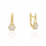 CERCEI AUR 585 CU DIAMANTE 0