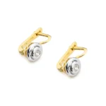 Cercei Aur 14k Cu Diamante 0,20 ct - imagine 2