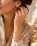 Cercei Aur 14k Aripa Inger - imagine 2