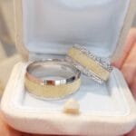 Verighete Argint 925 Placate Cu Rodiu Si Aur Galben - imagine 4