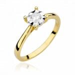 Inel Aur 585 Cu Diamante 0,20ct