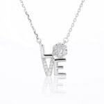 Lantisor Argint Rodiat Love