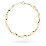 Bratara Aur 585 Cu Bile Si Placute