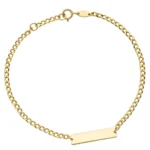 Bratara Aur 585 Cu Placuta