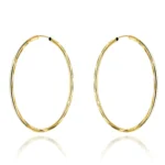 Cercei Aur 14 K Creoli Fatetati