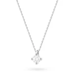 Colier Cu Pandantiv Aur 14 K si Diamant 0,25 - imagine 4