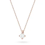 Colier Cu Pandantiv Aur 14 K si Diamant 0,25 - imagine 3