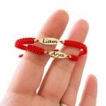 Brățară bebe aur 14K personalizată – cadou special pentru botez - imagine 2
