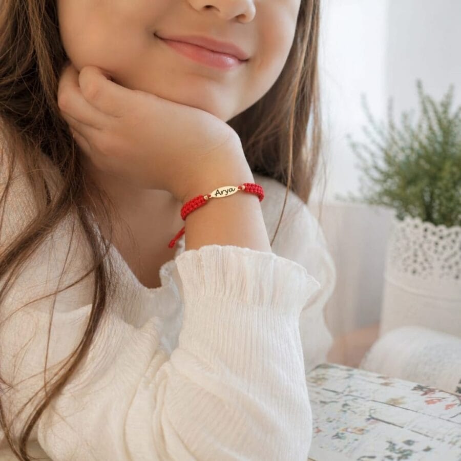 Brățară bebe aur 14K personalizată – cadou special pentru botez